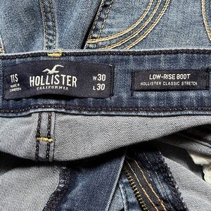 Bootcut low rise jeans